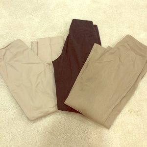 Lot (3 pairs) of Talbots Dress Pants